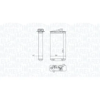 Système de chauffage MAGNETI MARELLI 350218417000