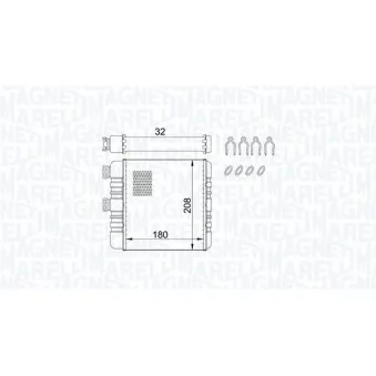 Système de chauffage MAGNETI MARELLI 350218418000