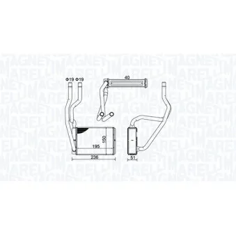 Système de chauffage MAGNETI MARELLI 350218421000