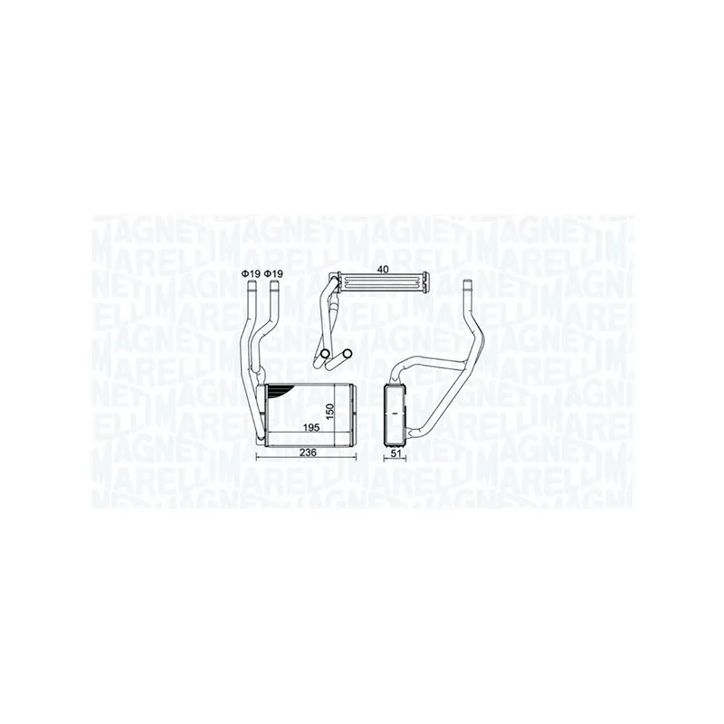 Système de chauffage MAGNETI MARELLI 350218421000