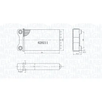 Système de chauffage MAGNETI MARELLI 350218424000