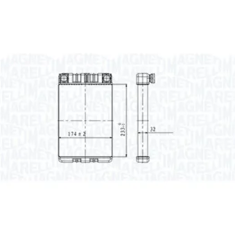 Système de chauffage MAGNETI MARELLI 350218428000