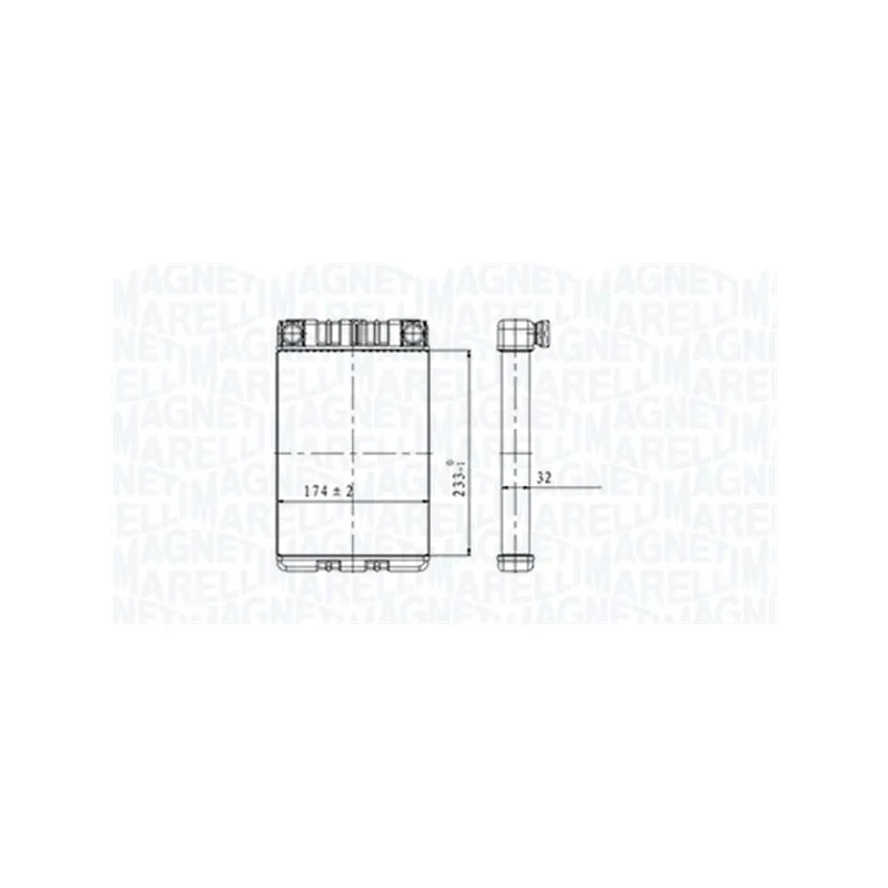 Système de chauffage MAGNETI MARELLI 350218428000