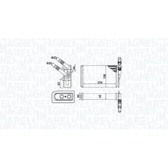 Système de chauffage MAGNETI MARELLI 350218433000