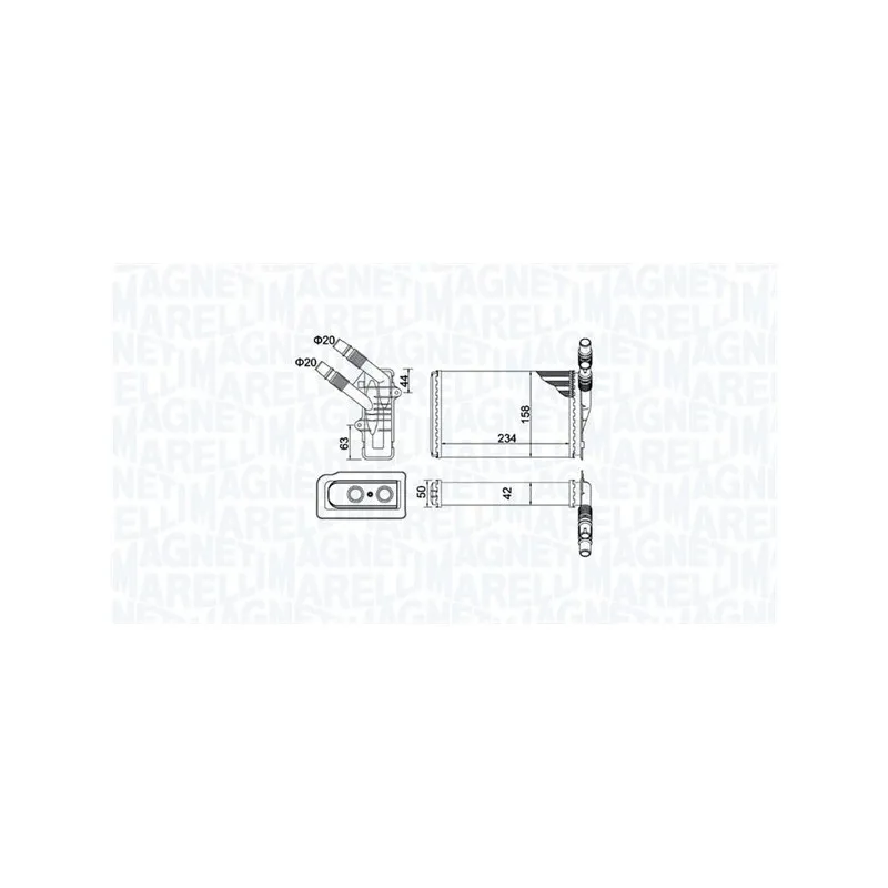 Système de chauffage MAGNETI MARELLI 350218433000