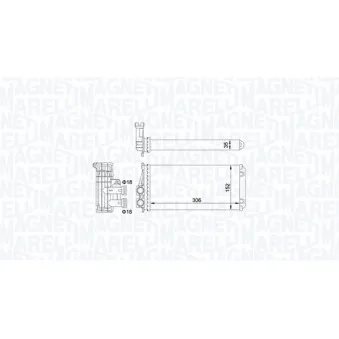 Système de chauffage MAGNETI MARELLI 350218435000