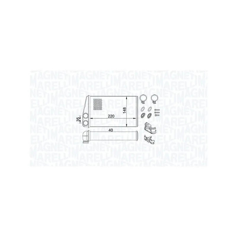 Système de chauffage MAGNETI MARELLI 350218438000