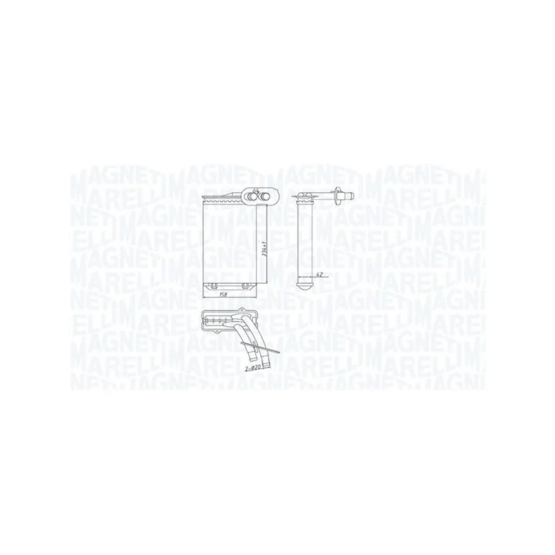 Système de chauffage MAGNETI MARELLI 350218447000