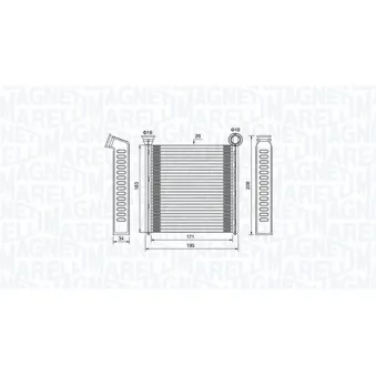 Système de chauffage MAGNETI MARELLI 350218448000