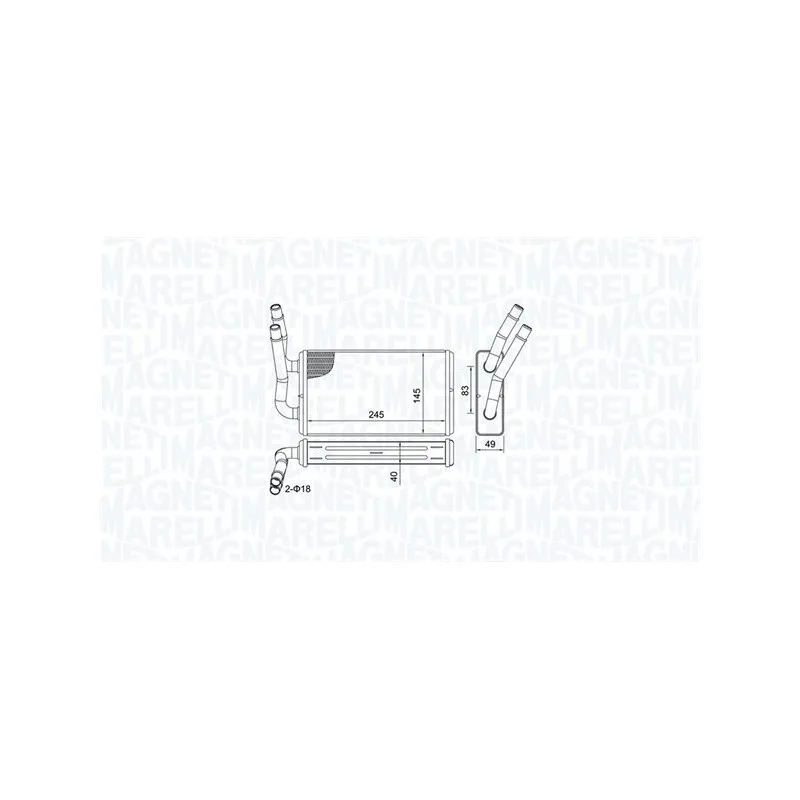 Système de chauffage MAGNETI MARELLI 350218450000