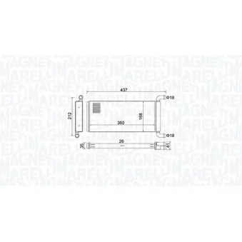 Système de chauffage MAGNETI MARELLI 350218451000