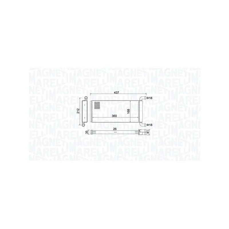 Système de chauffage MAGNETI MARELLI 350218451000