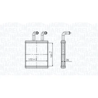 Système de chauffage MAGNETI MARELLI 350218454000