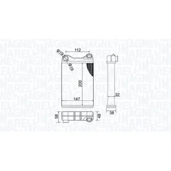 Système de chauffage MAGNETI MARELLI 350218456000