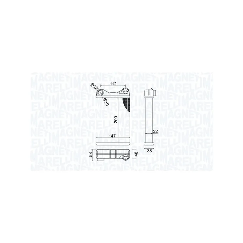 Système de chauffage MAGNETI MARELLI 350218456000