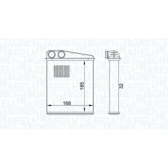 Système de chauffage MAGNETI MARELLI 350218457000