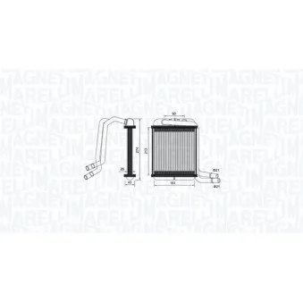 Système de chauffage MAGNETI MARELLI 350218458000