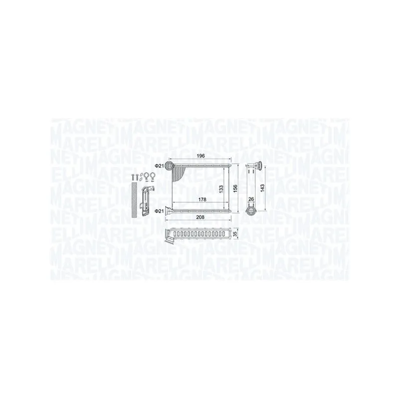 Système de chauffage MAGNETI MARELLI 350218459000