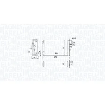 Système de chauffage MAGNETI MARELLI 350218461000