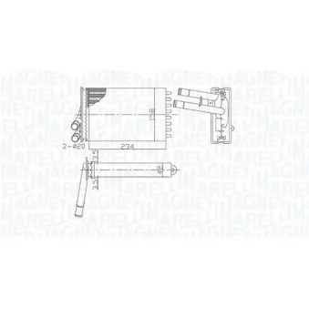Système de chauffage MAGNETI MARELLI 350218462000