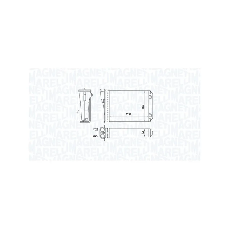 Système de chauffage MAGNETI MARELLI 350218463000