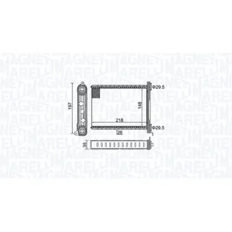 Système de chauffage MAGNETI MARELLI 350218464000