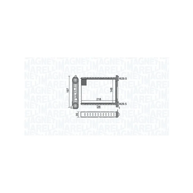 Système de chauffage MAGNETI MARELLI 350218464000