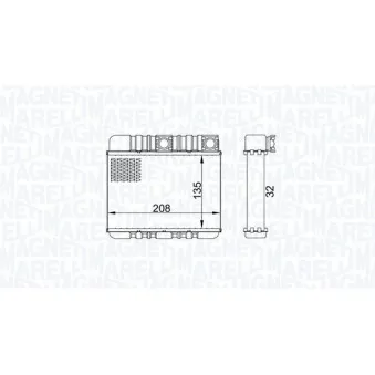 Système de chauffage MAGNETI MARELLI 350218469000