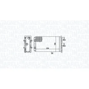 Système de chauffage MAGNETI MARELLI 350218475000