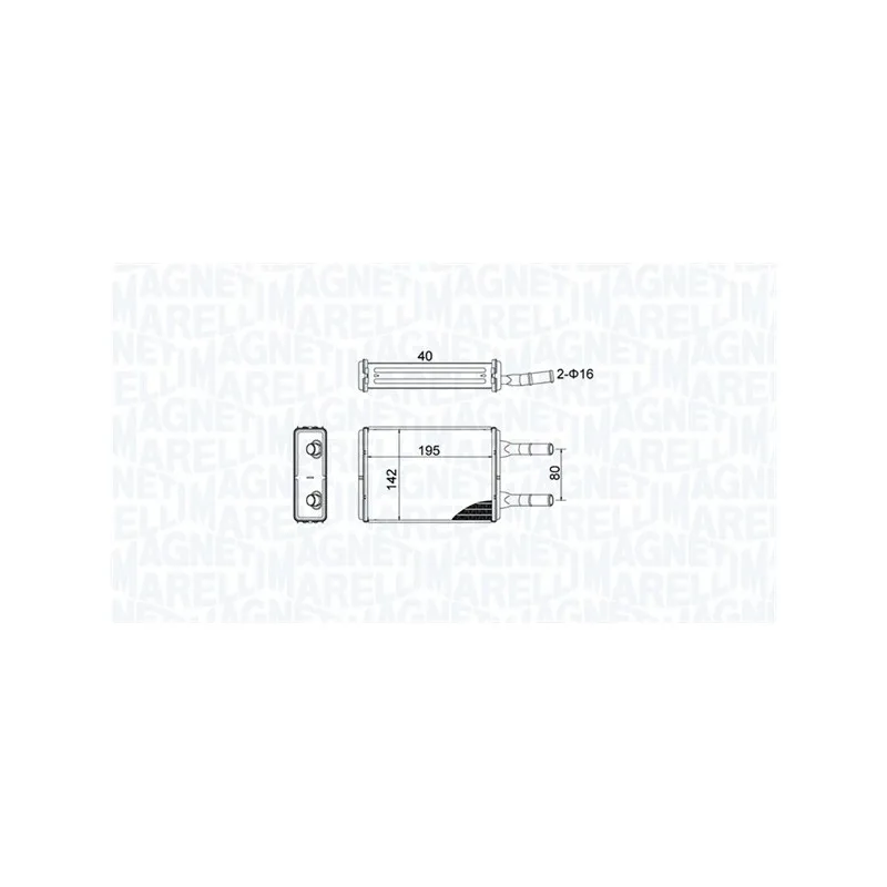 Système de chauffage MAGNETI MARELLI 350218476000