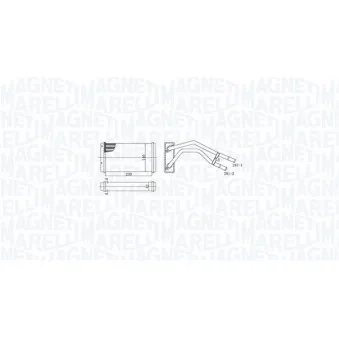 Système de chauffage MAGNETI MARELLI 350218477000
