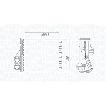 Système de chauffage MAGNETI MARELLI 350218479000