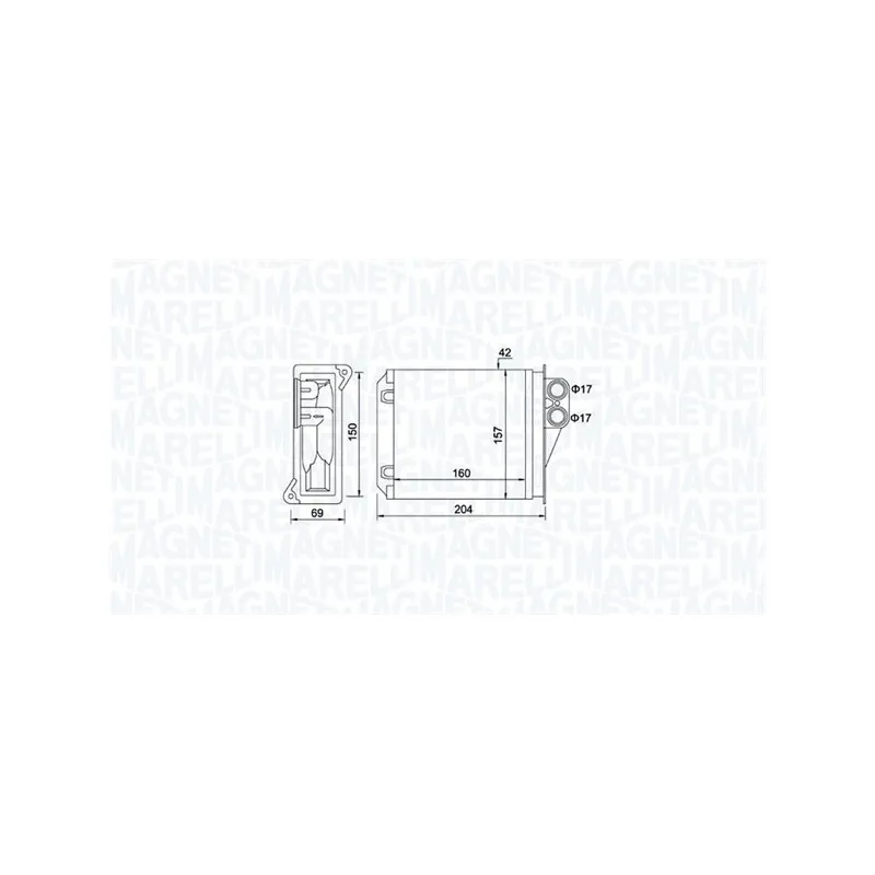 Système de chauffage MAGNETI MARELLI 350218481000