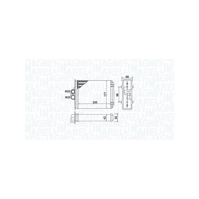 Système de chauffage MAGNETI MARELLI 350218482000