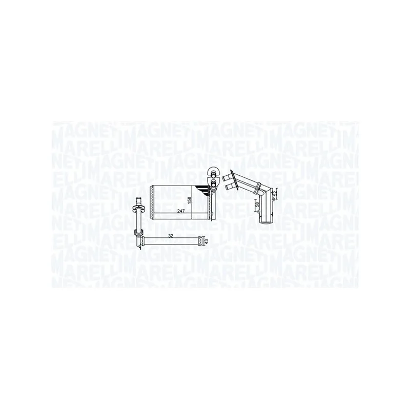 Système de chauffage MAGNETI MARELLI 350218484000