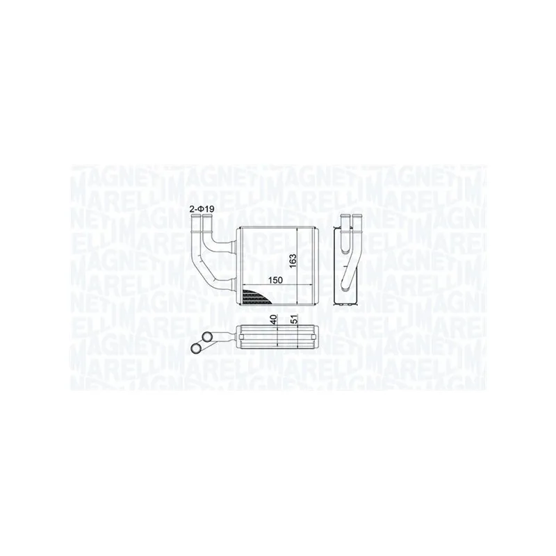 Système de chauffage MAGNETI MARELLI 350218485000