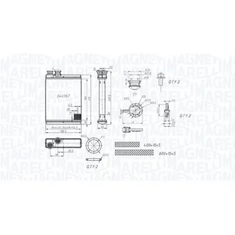 Système de chauffage MAGNETI MARELLI 350218486000