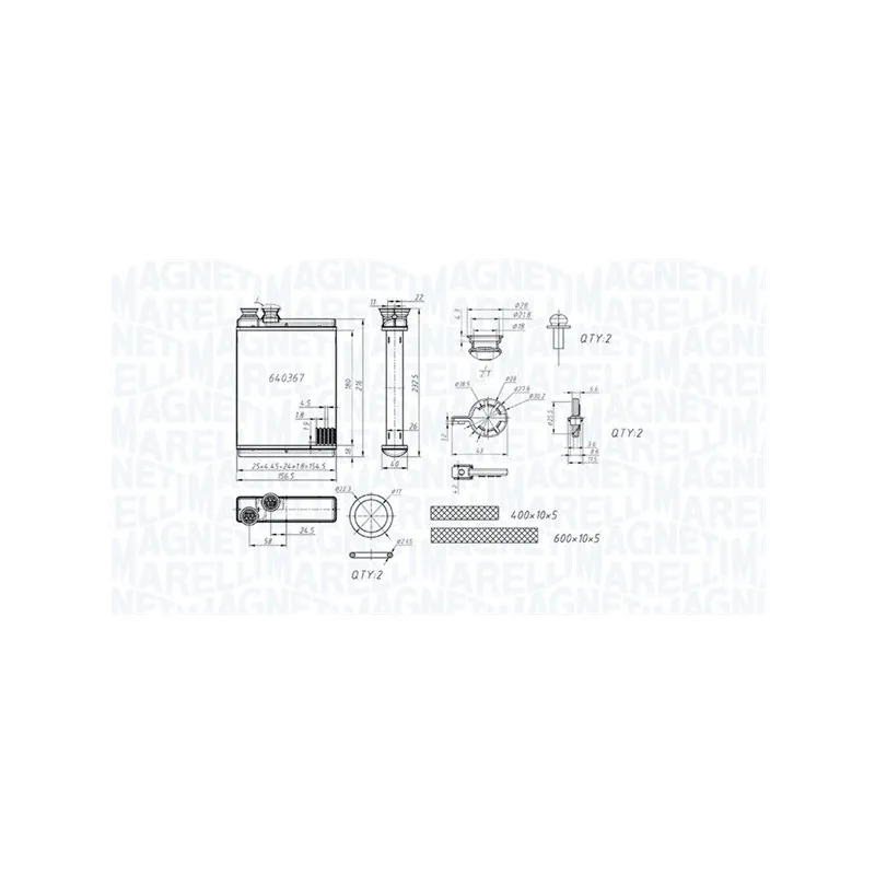 Système de chauffage MAGNETI MARELLI 350218486000