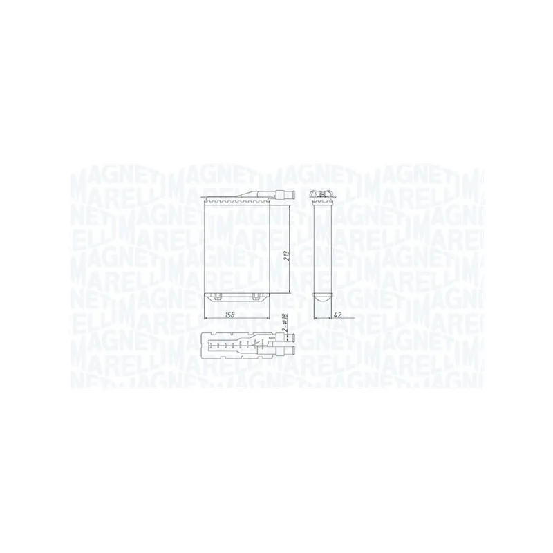Système de chauffage MAGNETI MARELLI 350218489000
