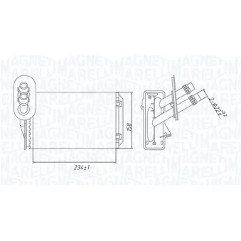Système de chauffage MAGNETI MARELLI 350218492000