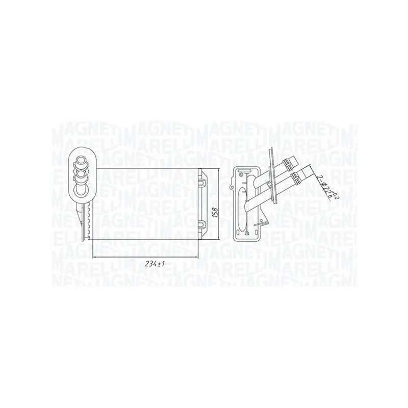 Système de chauffage MAGNETI MARELLI 350218492000