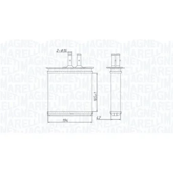 Système de chauffage MAGNETI MARELLI 350218493000