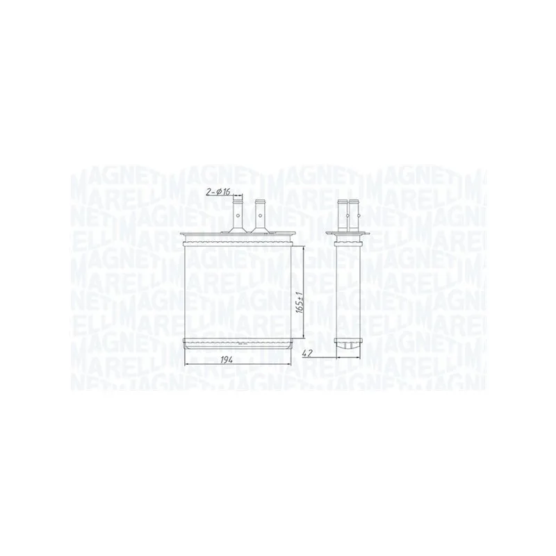 Système de chauffage MAGNETI MARELLI 350218493000