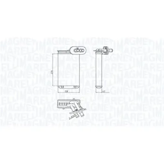 Système de chauffage MAGNETI MARELLI 350218494000