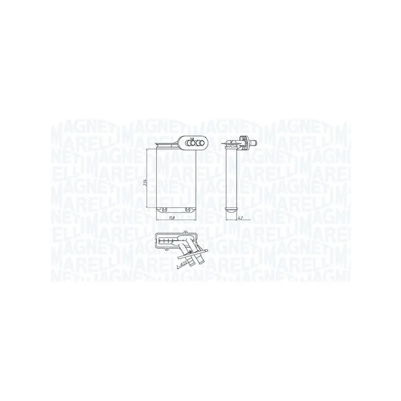 Système de chauffage MAGNETI MARELLI 350218494000