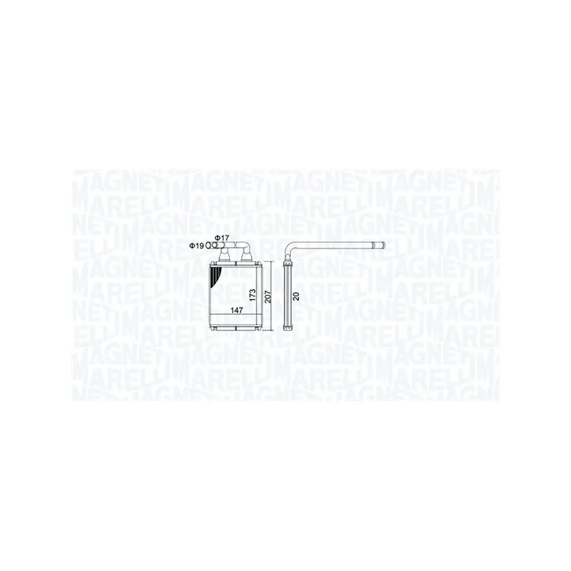Système de chauffage MAGNETI MARELLI 350218496000