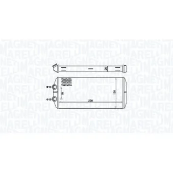 Système de chauffage MAGNETI MARELLI 350218497000