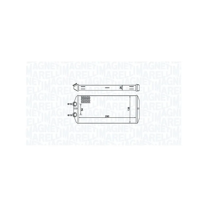 Système de chauffage MAGNETI MARELLI 350218497000