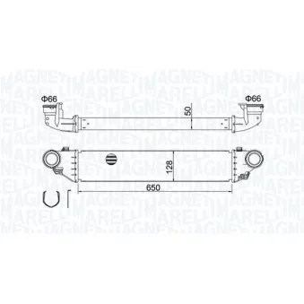 Intercooler, échangeur MAGNETI MARELLI