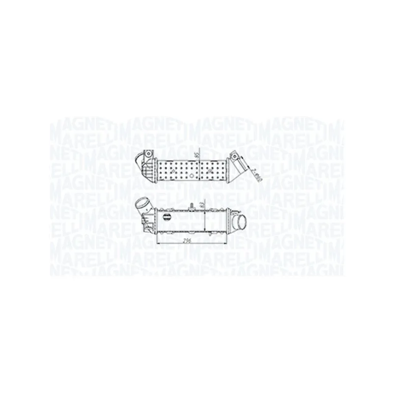 Intercooler, échangeur MAGNETI MARELLI 351319204490